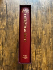 Christmas Books - Charles Dickens - Folio Society - Hardback Slipcase Book VGC - Picture 1 of 13