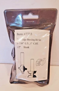Edge Banding Router Bit Set 1/2" Shank New in Package - Picture 1 of 3
