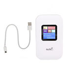 4G WiFi Router White SIM Card Slot Up To 10 Users 1.44in LED Display 2100mAh QUA