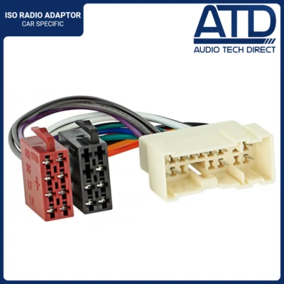 ISO Adaptor For Nissan Almera Micra Patrol Primera X-Trail Radio Wiring Harness - Image 1 of 4