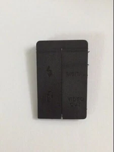 1pcs per Canon 5D USB Cover in Pelle Porta USB in Gomma Skin Plug Lato - Foto 1 di 10