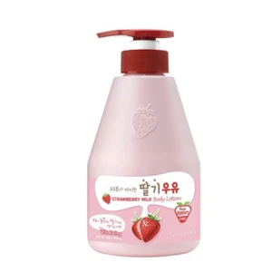 Kwailnara Erdbeermilch Körperlotion 560ml 18,9oz Feuchtigkeitscreme Hautpflege Korea - Bild 1 von 6