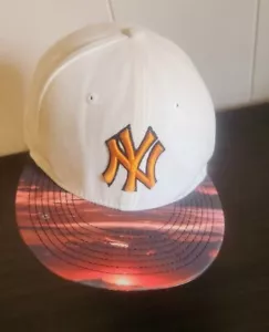 New York Yankees New Era 9Fifty Fitted 7 1/2 Sunet Rise Bill Baseball Cap Mütze - Bild 1 von 13