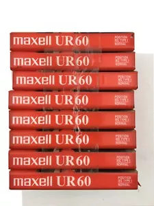 maxell ur 60 normal bias 8 New Cassette - Picture 1 of 7