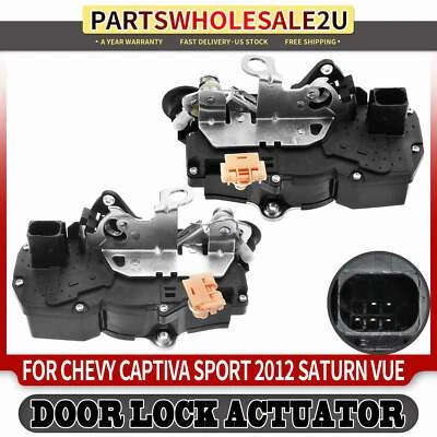 2x Actuador de cerradura de puerta trasera izquierda y derecha para Chevrolet Captiva Sport Saturn Vue Foto 1 de 4