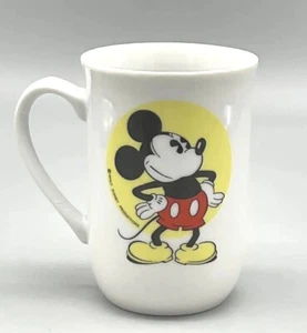 Vintage Mickey Mouse Walt Disney World Disneyland Coffee Mug Made in Japan White - Picture 1 of 12