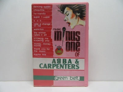 MINUS ONE OF ABBA & CARPENTERS - VINTAGE KARAOKE - INDONESIAN IMPORT - CASSETTE - Image 1 of 4