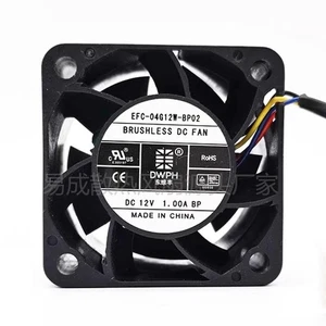 DWPH EFC-04G12W-BP02 DC12V 1.00A 4-Pin High Airflow Server Lüfter - Bild 1 von 2