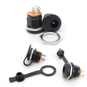 DC 022 5.5x2.1 5.5x2.5mm Power Female mount panel Connector Socket Plug DC022 - Picture 1 of 9