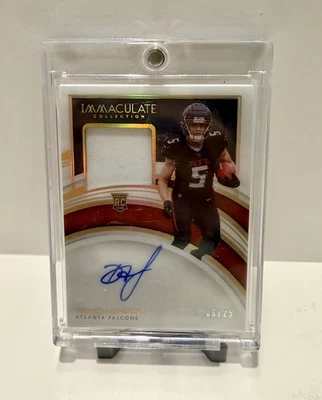 2022 Immaculate Drake London Rookie Patch Auto RPA #’d /25 Gold - Image 1 of 2