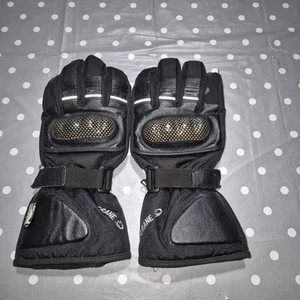 Crane Motorcycle Textile/Leather Gloves Mens Medium - Picture 1 of 10