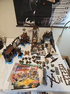 Mega Bloks Vorgan Stronghold & Maurader's Cliff Dragons Krystal Wars. - Imagen 1 de 14