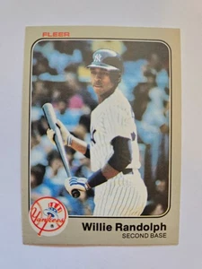 1983 FLEER WILLIE RANDOLPH #393 NM - Picture 1 of 1