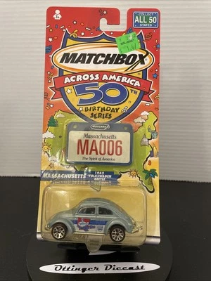 Matchbox Across America - 50th Birthday - Massachusetts 1962 Volkswagen Beetle - Изображение 1 из 4