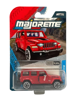 MAJORETTE SHOWROOM JEEP WRANGLER 4XE RED 1:64 DIE CAST METAL MODEL NEW - Image 1 of 4