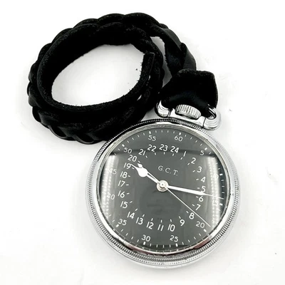 Vtg 1940s Military Issue Hamilton GCT 4992B US Govt 22J Pocket Watch (LO1019668) - Image 1 of 4