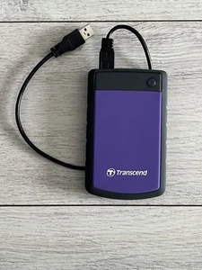 1TB Transcend StoreJet 25H3 2.5-inch USB3.0 Portable Hard Drive - Afbeelding 1 van 3