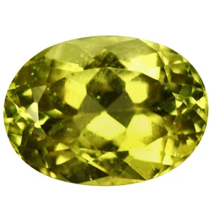 5.14 Ct Impressive Oval 11.7 x 8.6 MM 100% Natural Greenish Yellow Apatite !!! - Bild 1 von 4