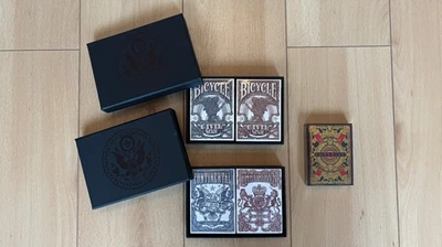 5 Poker Decks Jackson Robinson Kings Wild Project Civil War Independence Limited - Image 1 of 4