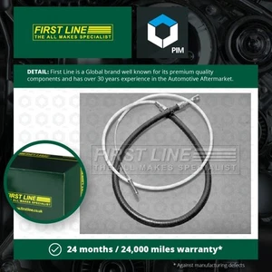 Handbrake Cable fits BMW 524 TD E28 2.4D Rear 83 to 87 Hand Brake Parking New - Picture 1 of 8