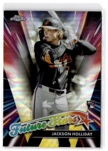 2024 Topps Chrome Update Jackson Holliday RC #FSU-15 Future Stars Orioles - Picture 1 of 2