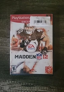 Madden 12 Ersatz Hülle & Original Handbuch & Original Schutzhülle Playstation 2 (ohne Spiel) - Bild 1 von 8
