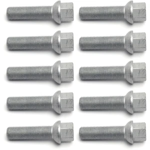 H&R 1453703 10 x Audi VW Type Ball Seat Wheel Lug Bolts 14 x 1.5 x 37 mm Set Kit - Picture 1 of 4