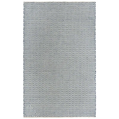 Rizzy Rugs Windsor Area Rug WIN102 Wool Casual Basket Solid Blue Rectangle - Image 1 of 4
