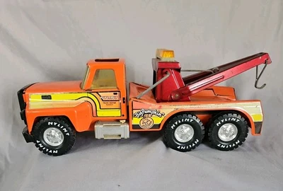 Nylint Big Pumpkin Orange Wrecker Pressed Steel Tow Truck - Image 1 of 4