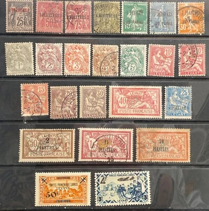 Stamps French colonies Levant collection early period m&u (24) - Picture 1 of 1