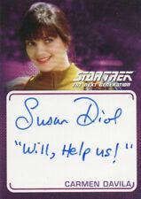 Star Trek TNG Archives & Inscr: A43 Susan Diol 'Will, Help us!' Autograph Card