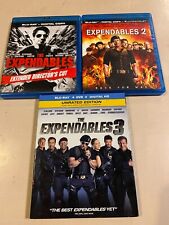 Blu-ray Action Movie LOT The Expendables Director's Cut/2/3 Sylvester Stallone