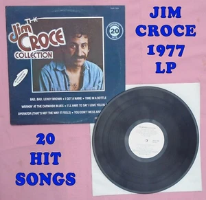 Jim Croce Collection LP 20 Greatest Hits 1977 Record Album - Good Condition - Picture 1 of 6