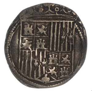 Spain - Isabelle and Ferdinand - 2 reales 1469-1504, Seville Silver Coin - Picture 1 of 2