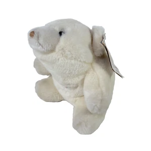 Vintage 1980 Kinder Gund BABY SCHNUPFTABAK Rassel Plüsch mit Etikett Bär bestickt LESEN 1720 - Bild 1 von 20