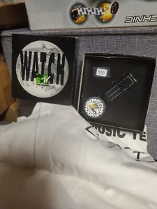 Vintage Rare White Face 1990 YO MTV Raps Wrist Watch Dr Dre Ed Lover new in box  - Bild 1 von 5