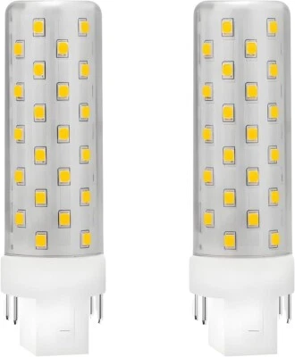 GX24Q LED 6000K Cool White 4-Pin Base Light Bulb-2 Pack - Image 1 of 4