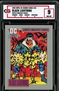 1992 Impel DC Cosmic Cards Earth's Mightiest Heroes #35 Black Lightning CG 9 - Picture 1 of 1