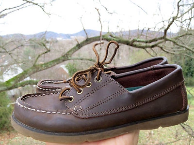 BASS g.h The Timberland Casual Cuero Mocasines MOCASINES OXFORDS Niños Zapatos Talla 2 Foto 1 de 4