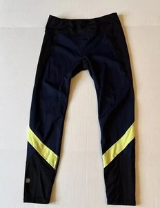 Athleta Damen Gr. M blau schwarz gelb 💖 Leggings💖 💖 - Bild 1 von 11