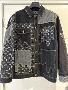 Louis Vuitton x Nigo Monogram Denim Workwear Jacket - Picture 1 of 9