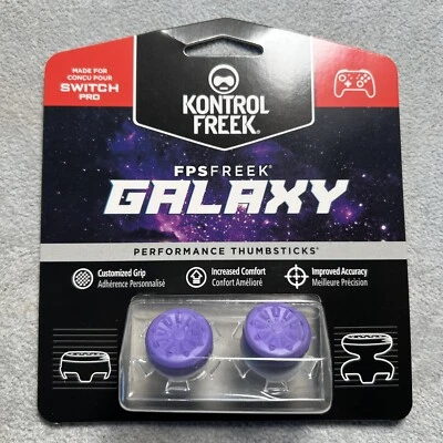 Kontrol Freek Switch PRO Controller Thumb Performance Grip Galaxy Purple 2pc NEW - Image 1 of 3