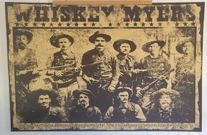 Whiskey Myers Texas Lawmen Uncut Limited Poster 28/60 Whitewater Amphitheater TX - Bild 1 von 4