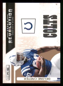 2011 Rookies and Stars Rookie Revolution Gold #26 Delone Carter /500 - Picture 1 of 2