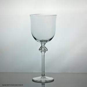 Two Lalique Roxanne pattern white wine glasses - Picture 1 of 3