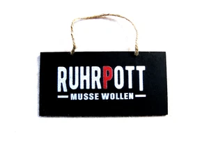 Dekoschild "RUHRPOTT" aus Holz - Bild 1 von 2