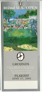 2002 US Open Golf Ticket Playoff Monday June 17, 2002 Tiger Woods Wins - Picture 1 of 1