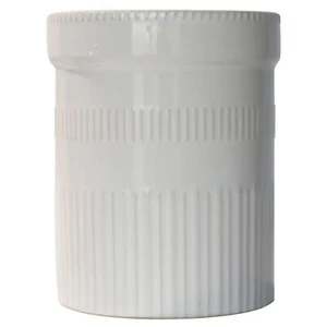 Utensil Holder Sturdy Ceramic Stripes Utensils Crock for Kitchen Countertop L... - Picture 1 of 8