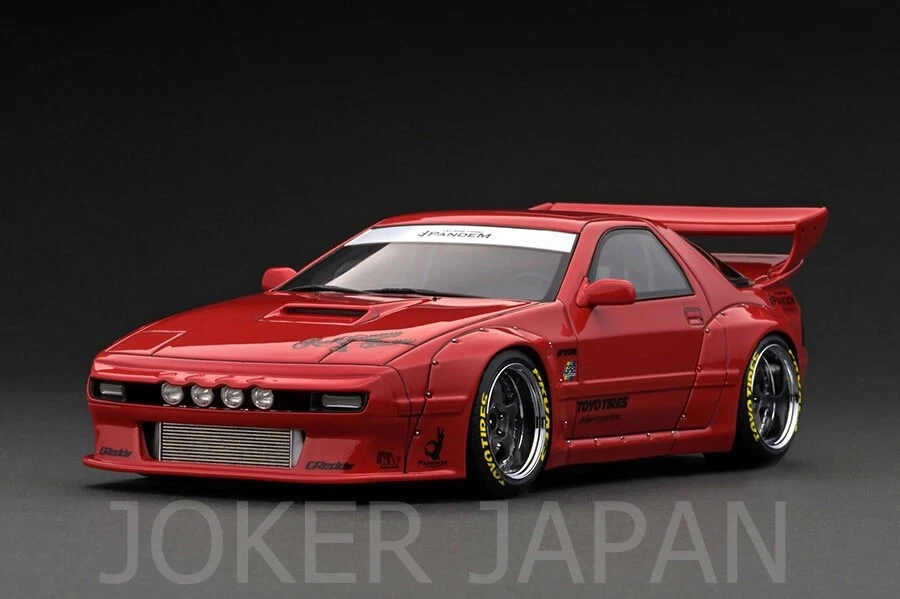 Ignition Model IG2914 1/18 Mazda RX-7 FC3S PANDEM Red Resin Model Car