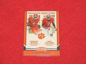 DESHAUN WATSON CLEMSON 2017 CONTENDERS DRAFT COLLEGIATE CONNECTIONS #1 (F-1176) - Picture 1 of 1